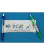 Banner Pens,Custom Full Color Printed Banner Pens,Promottional pull out Banner Pen,POP-1 GRIP
