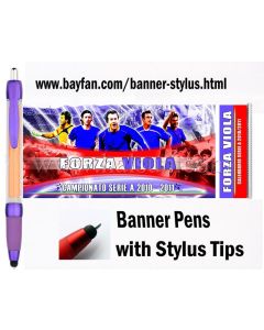 Stylus Banner Pens,Custom Scroll Stylus Pens/Flag Stylus Pens,HSBANNERSTYLUS-3M,Free Shipping & No Setup  Charges,4 weeks to your door!