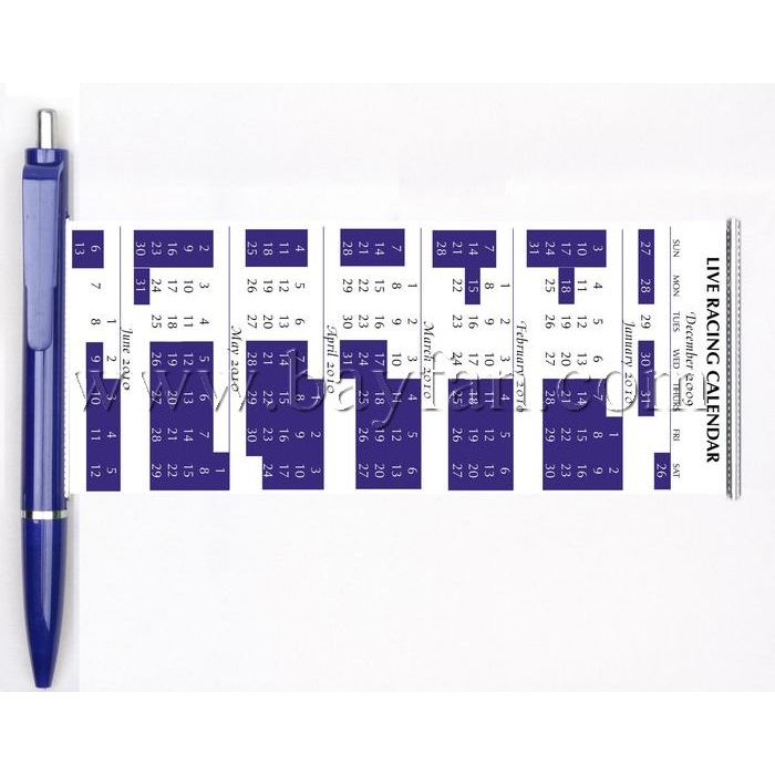 Pen With Calendar Pull Out