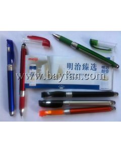 Gel Ink Banner Stylus Pen, 3 in 1, Gel ink pen/banner/stylus, Custom Printed on both sides of Banner, HSBANNERSTYLUS-16,Free Shipping & No Setup  Charges,4 weeks to your door!